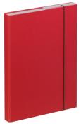 Heftbox A4 mit Gummibandverschluss rot