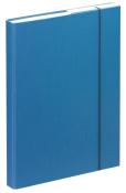 Heftbox A4 mit Gummibandverschluss blau