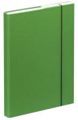 Heftbox A4 mit Gummibandverschluss grün