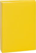 Gelbes Buchcover ohne Titel oder Bilder. Der Einband ist schlicht und einfarbig.