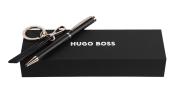 HUGO BOSS Kugelschreiber / Schlüsselanhänger Sophisticated schwarz