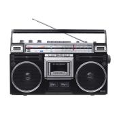 SILVA SCHNEIDER Retro-Kassettenrecorder PCR 1980 BT schwarz