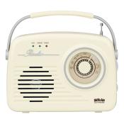 Silva Schneider Portabler Radio - FM Mono 1965, beige 