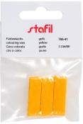 STAFIL Färbewachs 3 Stück gelb
