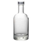 Glasflasche Nocturne 350 ml mit Verschluss transparent