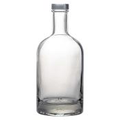 Glasflasche Nocturne 700 ml mit Verschluss transparent