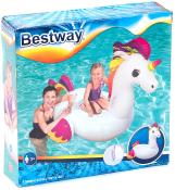 BESTWAY Schwimmtier Einhorn 150 x 117 cm bunt