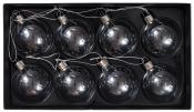 NOVOOO Seasons Xmas Glaskugeln Ø 6 cm 8 Stück transparent