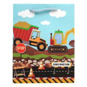 Tragetasche Baustelle A4 bunt