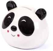 Spardose Panda 10 x 9,5 x 12 cm weiß/schwarz