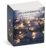 NOVOOO Seasons Xmas LED-Lichterkette Outdoor mit 100 warmweißen Lämpchen 7,95 m