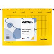 NOVOOO Professional Hängemappe aus Karton A4 5 Stück gelb