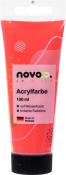 Rote Acrylfarbe in einer 100 ml Tube. Wasserbasis, brillante Farbtöne. Made in Germany.