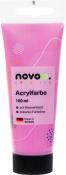 Rosa Acrylfarbe in einer 100 ml Tube. Wasserbasiert, brillante Farbtöne. Made in Germany.