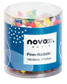 NOVOOO Basic Pinn-Nadeln 100 Stück mehrere Farben