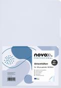 NOVOOO Professional Aktenhüllen A4 120 µm genarbt 100 Stück transparent