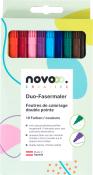 NOVOOO Creative Duo-Fasermaler 10 Stück mehrere Farben