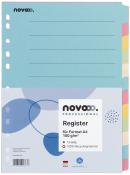 NOVOOO Professional Register A4 12-teilig Pastell