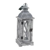 NOVOOO Seasons Holzlaterne 40 x 14 x 14 cm grau