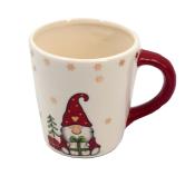 NOVOOO Seasons Tasse Wichtel 12 cm weiß
