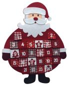 NOVOOO Seasons Adventkalender Weihnachtsmann 57 x 70 cm