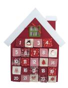 NOVOOO Seasons Adventkalender Haus 60 cm rot