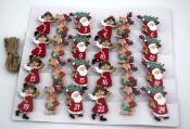 NOVOOO Seasons Kluppen-Adventkalender 24 Stück inkl. Juteschnur