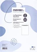 Luftpolstertaschen in weißer Verpackung. 5 Stück. Maße: innen 180 x 265 mm, außen 200 x 275 mm. Selbstklebend.
