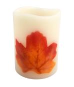 NOVOOO LED-Wachskerze Herbst 10 cm