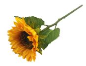 NOVOOO Kunstblume Sonnenblume 45 x 11 cm gelb/grün