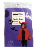 NOVOOO Seasons Teufel-Cape für Kinder 45 cm rot