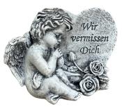 NOVOOO Standdeko Engel mit Herz