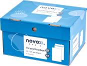 NOVOOO Basic Kuverts C5 mit Haftstreifen 500 Stück weiß