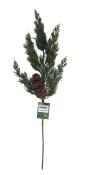 NOVOOO Seasons Tannenzweig mit Bockerl 56 x 18 cm