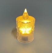 NOVOOO Seasons LED-Kerze 6 cm transparent