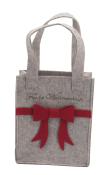 NOVOOO Seasons Filztasche Frohe Weihnachten mit roter Schleife