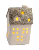 NOVOOO Seasons Keramikhaus mit LED 13 x 8 cm