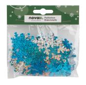 NOVOOO Seasons Pailletten Eiskristalle 30g