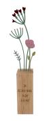 NOVOOO Seasons Vase Hängedeko In deiner Nähe blüh ich auf