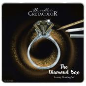 CRETACOLOR Luxury Zeichen-Set The Diamond Box 15-teilig mehrfarbig