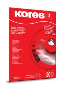 Rotes Cover für Kohlepapier. Enthält Informationen in mehreren Sprachen.