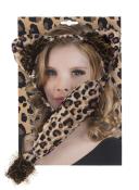 Verkleidungs-Set Leopard mit Schwanz und Ohren
