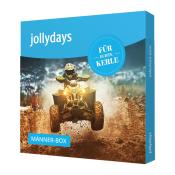 JOLLYDAYS Männer-Box Die Erlebnis-Geschenkbox für Adrenalinjunkies, Großstadtindianer und wahre Helden