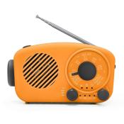 NABO Notfall Solar-Kurbelradio Emergency One orange