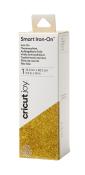 Verpackung für goldene, glitzernde Thermofolie. Maße: 13,9 cm x 48,2 cm. Markenname: Cricut Joy.