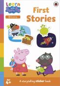 Peppa Pig: Learn with Peppa: First Stories sticker activity book - Taschenbuch