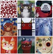 Artsy Cats 500 Piece Family Puzzle - Brettspiel