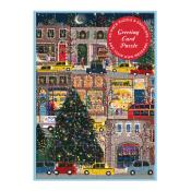 Galison: Joy Laforme Winter Lights Greeting Card Puzzle - Brettspiel