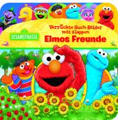 Phoenix International Publicat: Sesamstraße - Verrückte Such-Bilder mit Klappen - Elmos Freunde - Pappbilderbuch mit 20 Klappen - Wimmelbuch für Kinder ab 18 Monaten