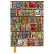Bücherregal mit vielen bunten Buchcovern. Titel wie 'A Go Ahead School Girl' und 'A Ripping Girl' sind sichtbar.